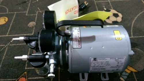 Gast 0211-v45f-g8cx vacuum pump,rotary vane,1/6 hp,20&#034; hg for sale