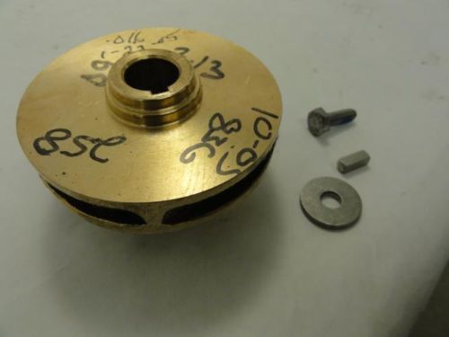 140071 new-no box, mfg- 59a501 brass pump impeller kit, 15.7mm bore, 79.8mm od for sale