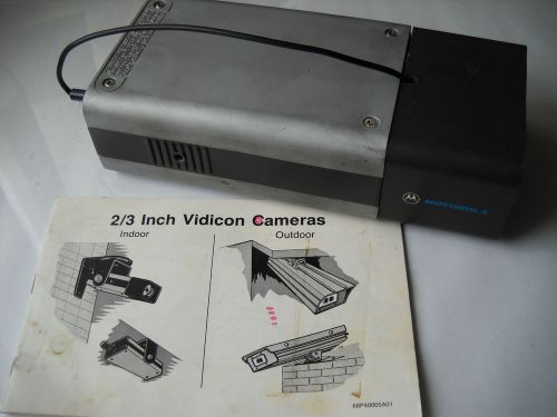 MOTOROLA VS0024A MOCAM MACH II CCTV  SECURITY CAMERA 24V AC/DC USED CONDITION