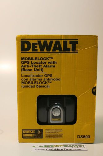 Dewalt mobilelock gps locator w/ anti-theft alarm base unit ds500 no reserve for sale