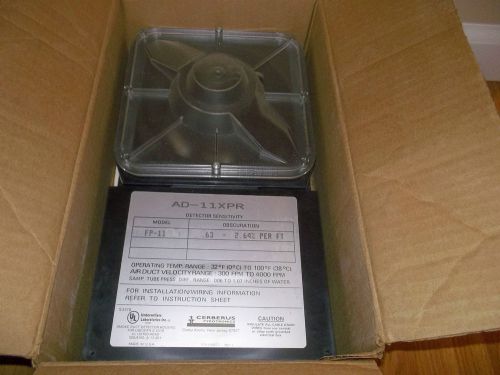 New - siemens cerberus pyrotronics ad-11xpr air duct housing w/ relay for sale