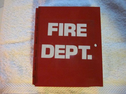 16-GAUGE STEEL &#034;FIRE DEPARTMENT LOCK BOX&#034; NEW