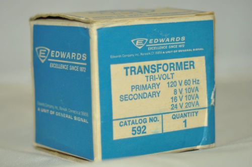 Vintage Edwards Transformer 592 Tri-Volt