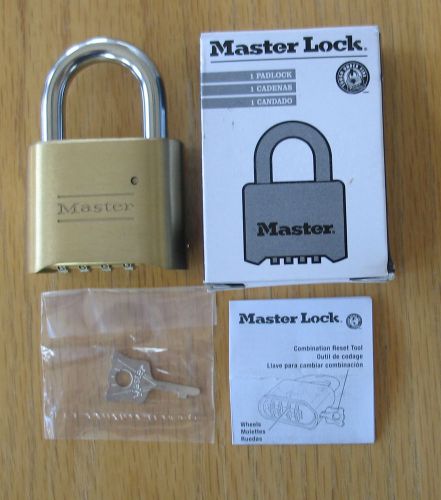 New Master Lock 175 4 Digit Resettable Combination Padlock