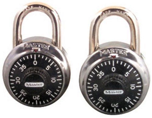 Master lock padlock - 3 digit - combination - stainless steel body, (1500t) for sale