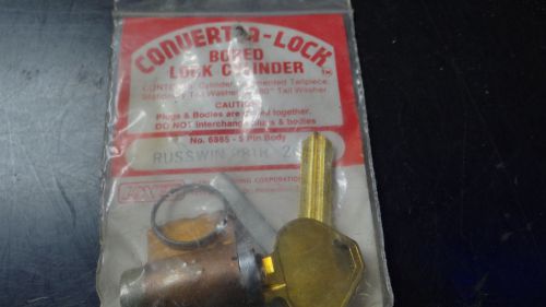 Convert-a-Lock Bored Lock Cylinder with Keys Russwin 981R 26D- Locksmith