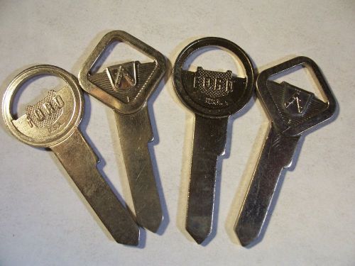 4 old  vintage ford    58v,58w  nos 1952 - 1958  key blank  uncut   locksmith for sale