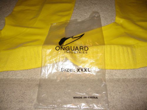 Onguard industries new rubber hazmat boot/shoe cover xxxl (3xl) textured soles for sale