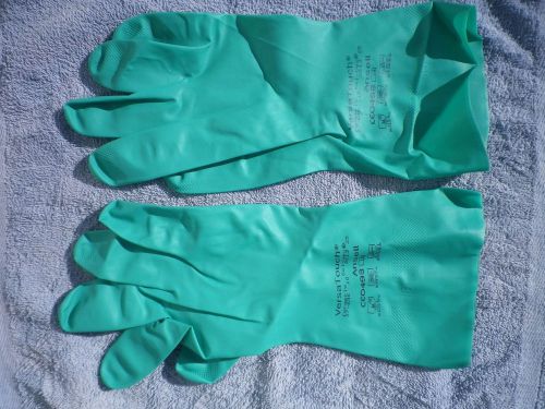 2 Pair Ansell Sol-Vex Versatouch 37-646 Nitrile Gloves  Size 10