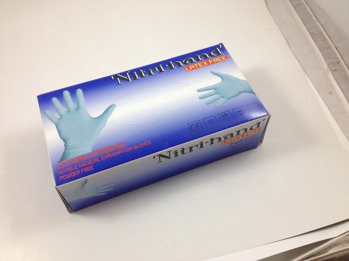 Nitrile ~ Box Of 100 Nitrihand Latex Free Disposable Gloves ~ Size X-large