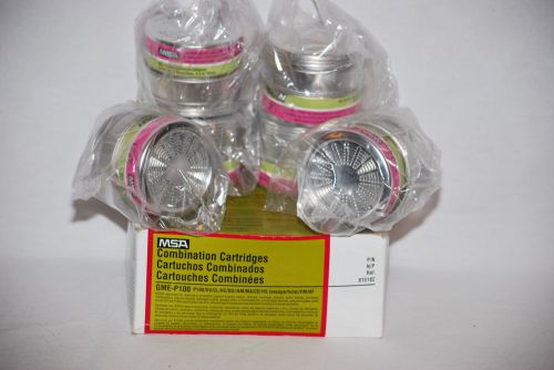 6 Combination Cartridges Multigas GME-P100 OV/CL/HC/SD/AM/MA/CD/HS MSA 815182