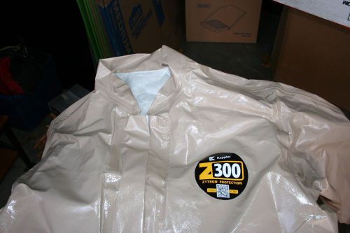 Kappler zytron 300 fabric chemical protection jacket cpe cuffs 2x-3x  case of 6 for sale