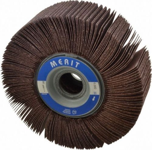 Merit abrasives 08834123034 6&#034; x 2&#034; grind-o-flex unmounted flap wheel grit 80 for sale