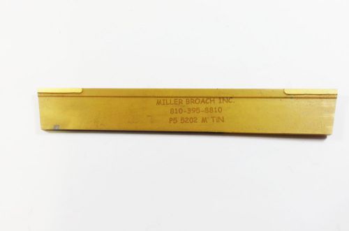 Miller Broach 3/16&#034; TIN Coated Carbide Tipped Cut Off Blade Tool (M503)
