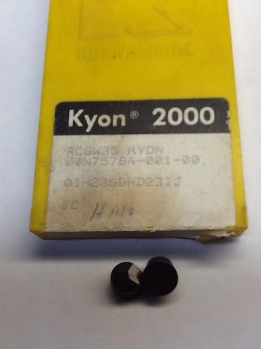 Kennametal rcgw 35 kyon ceramic inserts - lot of 4 inserts for sale