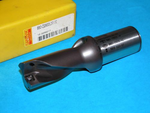 New sandvik corodrill 29mm indexable drill 880-d2900l32-02 for sale