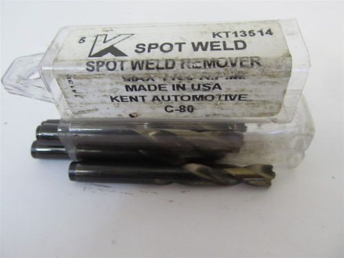 Kent kt13514, 5/16&#034;, cobalt, supertanium spot weld remover drill bits - 5 each for sale