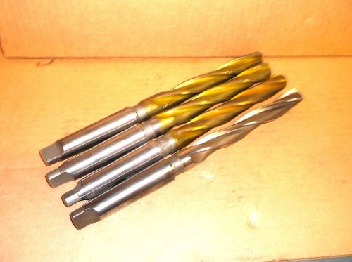 Taper shank Core drills 3 MorseTaper11/16 Dia Qty 4 one price for all of them US