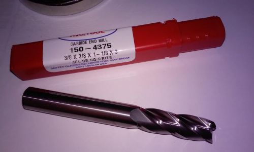 New-  3/8  diameter long- 4 flute carbide  endmill - made in usa for sale