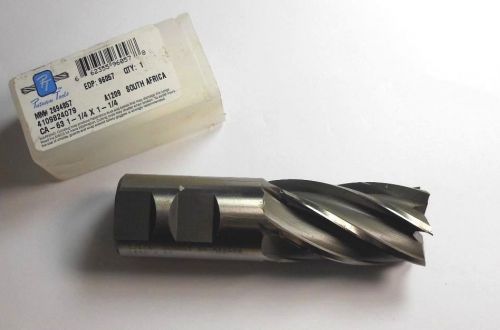 Cobalt Single Square End Mill 1-1/4&#034; 6FL 1-1/4&#034; x 2&#034; x 4-1/2&#034; 96057 &lt;1893&gt;