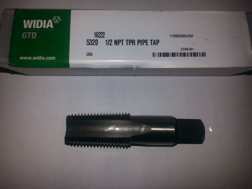 New widia 16222 1/2&#034; npt tpr pipe tap for sale