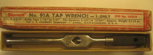 Starrett Tap Wrench No. 91A, Machinist Tool