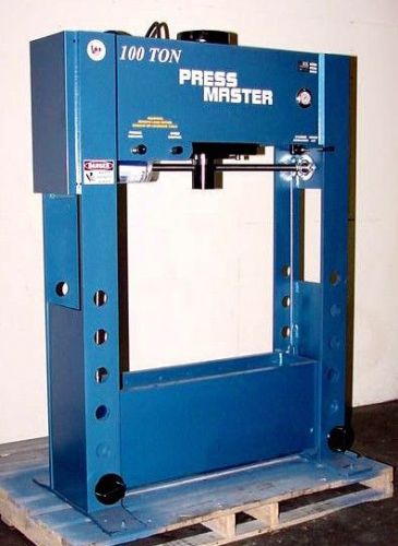 New 100 ton h-frame hydraulic press w/all the options for sale