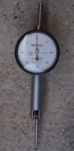 Mitutoyo 513-518 dial test indicators dial graduation (barely used) for sale