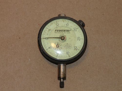 Federal c71 dial indicator depth gauge .005 resolution inv9493 for sale