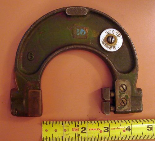 Snap gage (gauge) mfg by gtd, calibrated size 2.5933-2.5938&#034; for sale