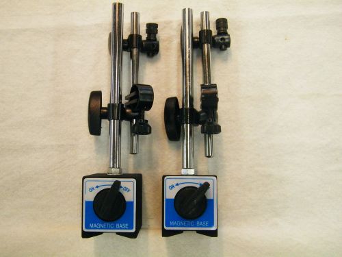 2 -High Quality Machinest Magnetic Bases For Dials And Test Indicators