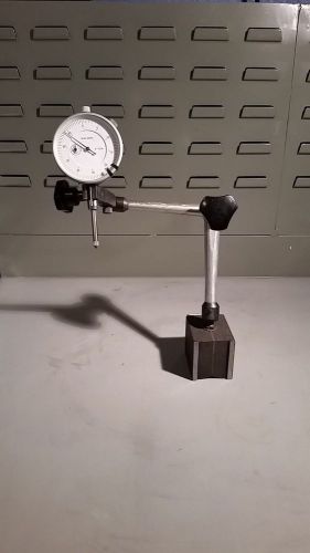 ENCO Magnetic Base With Articulating Arms And Dial Indicator