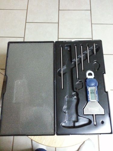 Fowler  depth micrometer in case. 5-rods for sale