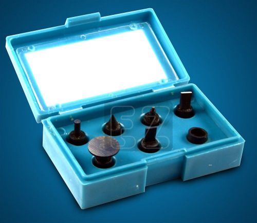 7 Pc Micrometer Anvil Attachment Kit 1-12&#034; Brand New