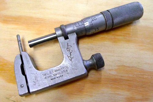 Starrett no. 220fl mul-t-anvil micrometer multi machinist tools *15 for sale