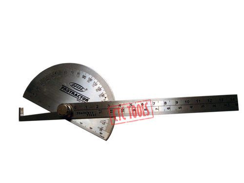 BRAND NEW 140MM PROTRACTOR MEASURING LAYOUT &amp; MILLING LATHE SETUP TOOL  #F77