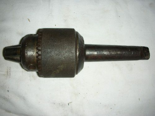 Large Jacobs Chuck - #4 Morse Taper - 1 Inch Capacity - EXCELLENT 99 Cents NR #3