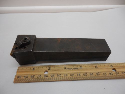 LATHE INDEXABLE CUTTING TOOL HOLDER MT F NR-20-4D CARBOLOY#297 1&#034; x 1-1/4&#034; SHANK