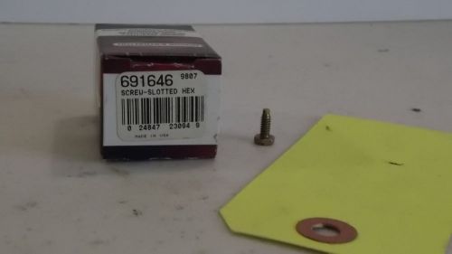 BRIGGS &amp; STRATTON 691646 SCREW-SLOTTER HEX LOT OF14  NIB FROM OLD STOCK. (B8)