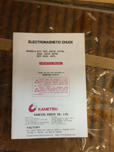 Kanetsu Electro-Magnetic Chuck