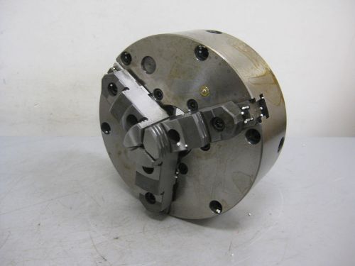 8.25&#034; 3-jaw precision adjustable run-true lathe chuck - cast iron !51d! for sale