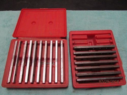 One (1) Lot of Two (2)....Wholesale Tool Parallel Sets