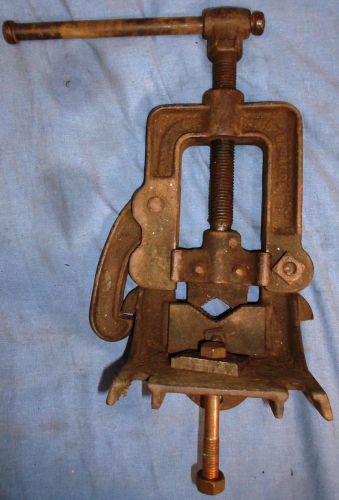 Vintage table edge mount pipe clamp for sale