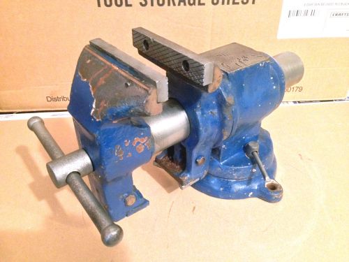 Wilton-style 5&#034; inch multi jaw rotating swivel base bench and pipe vise for sale