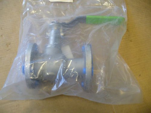 Habonim flanged ball valve, 1-1/2&#034;, cf8m body, class 150. for sale