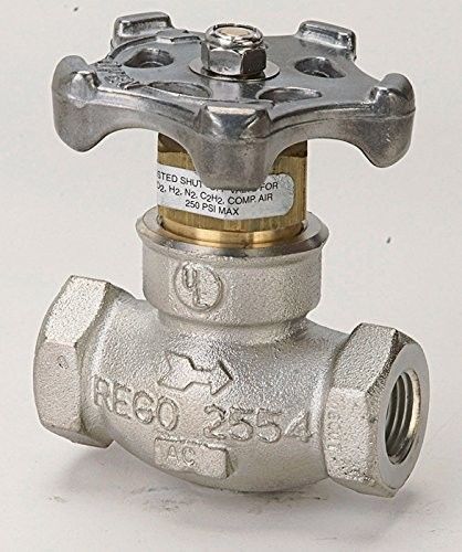 Rego diaphragm type globe valve 2550 series 2554 ac 1/2&#034; npt 250 psi  lot of 3 for sale