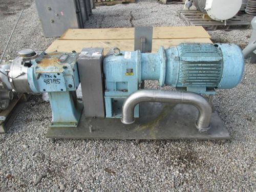 4&#034; WAUKESHA ROTARY LOBE PUMP, MODEL 220U2, S/S,...