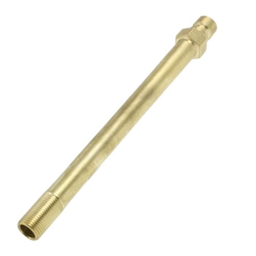 Mold 5&#034; Length 3/8&#034; Male Thread Brass Pipe Nipple Quick Fitting Coupler