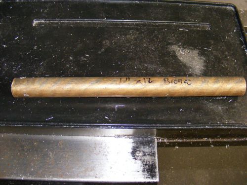 1&#034; diameter bronze rod 12&#034; long