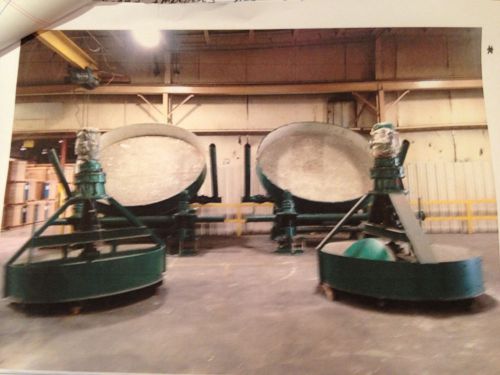 Pan Granulator with Mixing Table 12 ft  Dia. x 2Ft. deep ; also 1.5 ft. x 6 ft.!